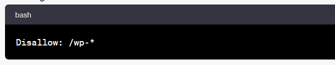 Disallow: /wp-*