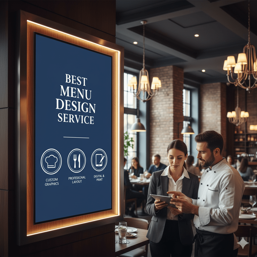 Best Menu Design Service?